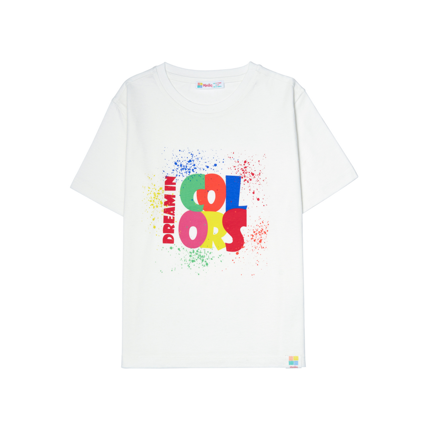 Miniliq Ivory Ön Baskılı T-Shirt